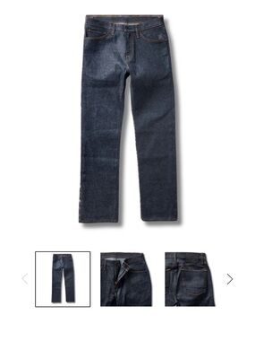 Roark Men's HWY 128 Raw Denim Indigo Straight Jeans